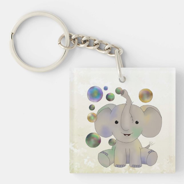 elephant calves key ring (Front)