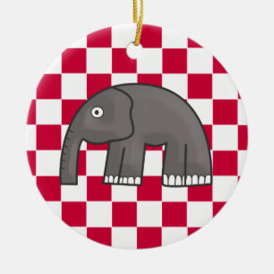 elephant ceramic tree decoration