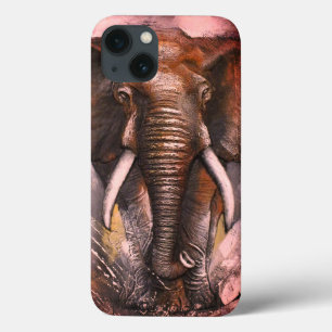 Elephant Charging  iPhone 13 Case