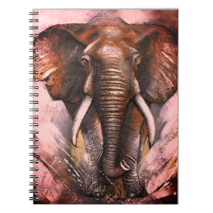 Elephant Charging Notebook