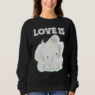Elephant Child With His Friends Sweatshirt