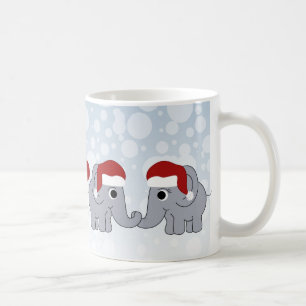 Elephant Christmas Coffee Mug