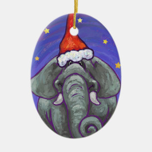 Elephant Christmas Ornament