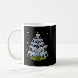Elephant Christmas Tree Merry Xmas Elephant Gifts Coffee Mug