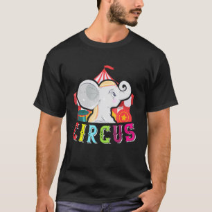 Elephant Circus Carnival Birthday Party T-Shirt