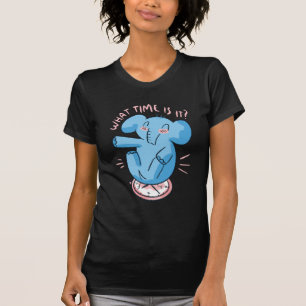 Elephant Clock Quote  T-Shirt