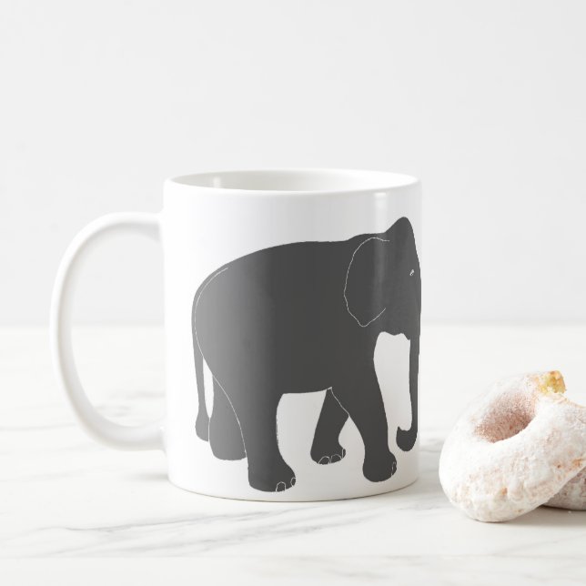 Elephant Coffee Mug (With Donut)