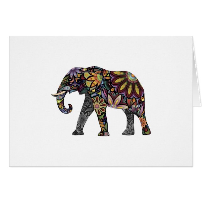 Elephant Colourful (Front Horizontal)