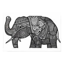 Elephant Colouring Page 