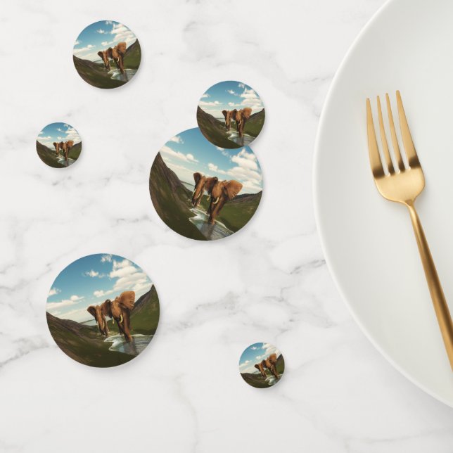 Elephant Confetti (Group)