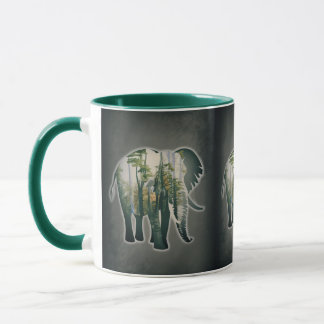 Elephant Cup in the forest. Nature.