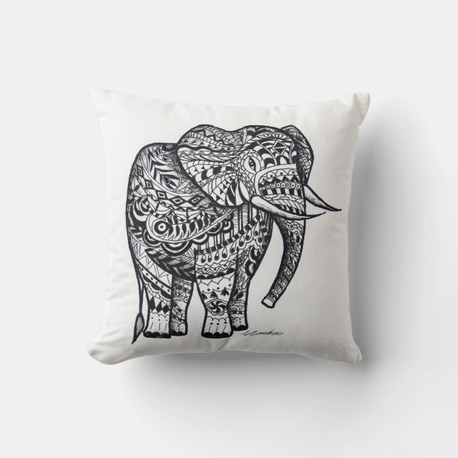 elephant cushion (Front)