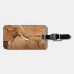 elephant custom personalise diy Anniversaries Luggage Tag
