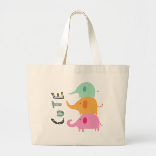 Elephant Cute Tote Bags