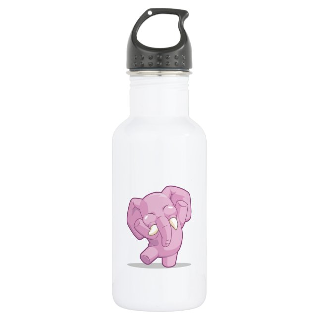 Elephant Dancing 532 Ml Water Bottle (Front)
