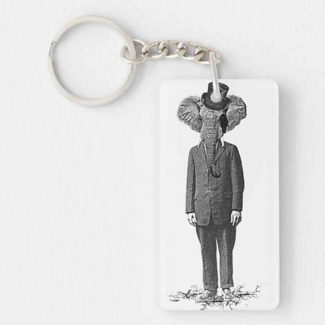 Elephant dandy key ring (Front)