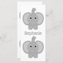 Elephant Design Bookmark