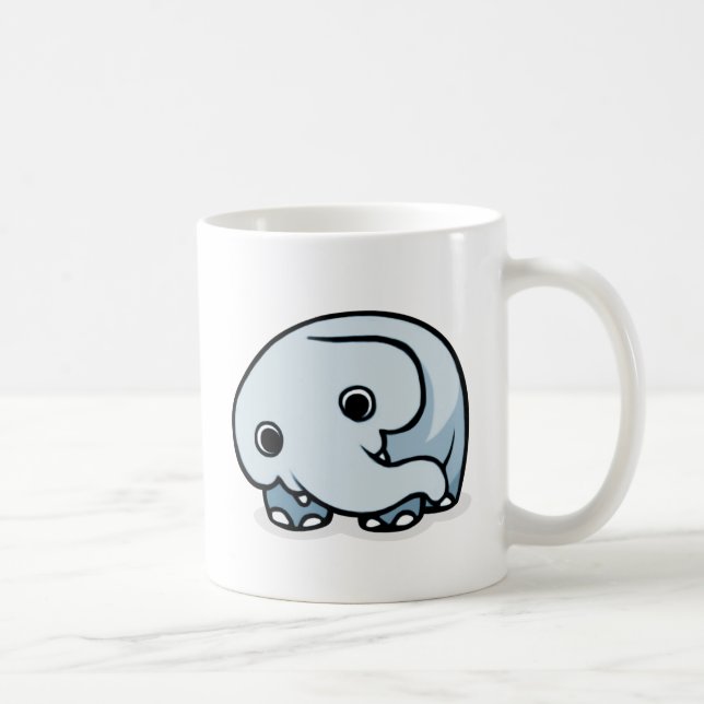 Elephant Design Coffee Mug (Right)