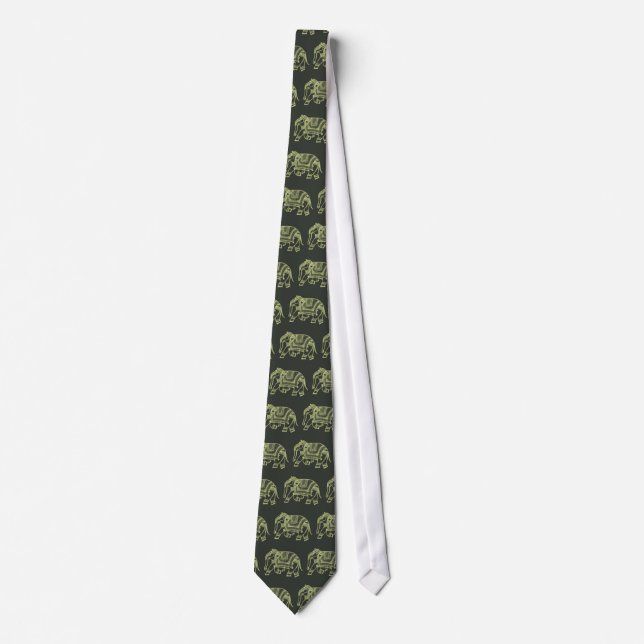Elephant design from India Tie (Front)