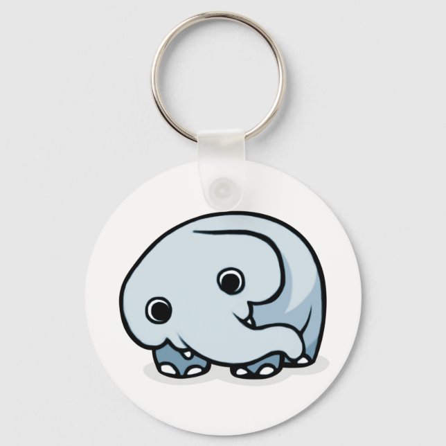 Elephant Design Key Ring (Front)