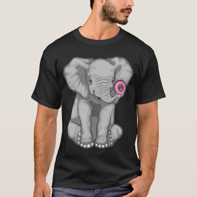 Elephant Donut T-Shirt (Front)