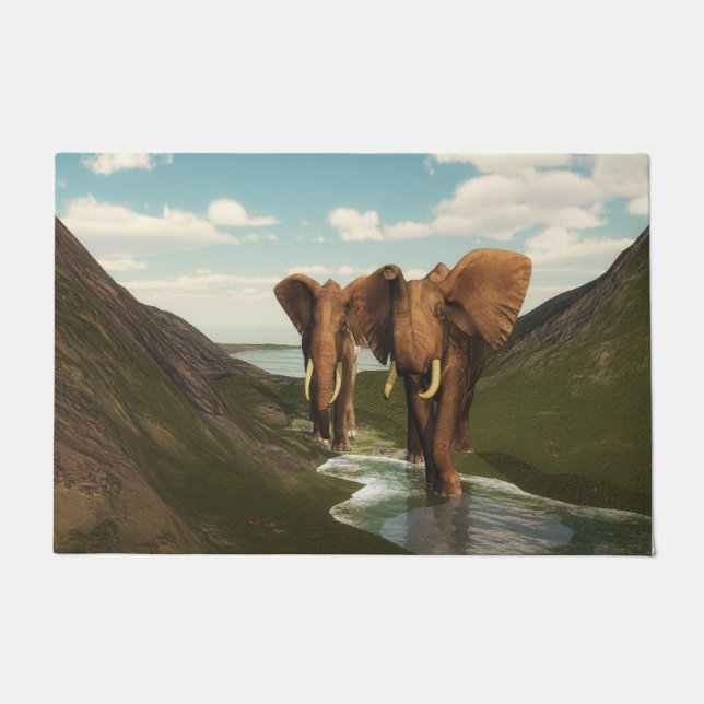 Elephant Doormat (Front)
