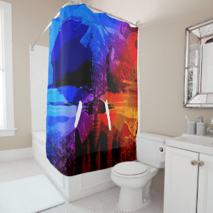 Elephant Dream Shower Curtain