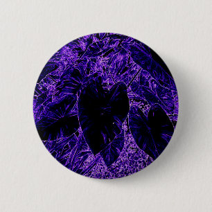 Elephant Ear Leaf Deepest Purple Button