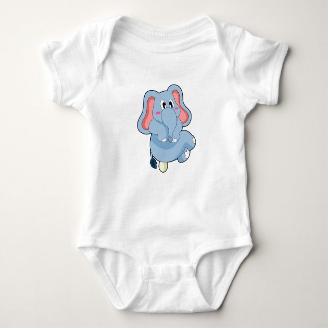 Elephant Egg Baby Bodysuit (Front)