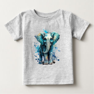Elephant Elegance Baby T-Shirt