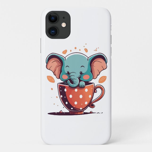 Elephant Elegance Case-Mate iPhone Case (Back)