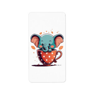Elephant Elegance Label