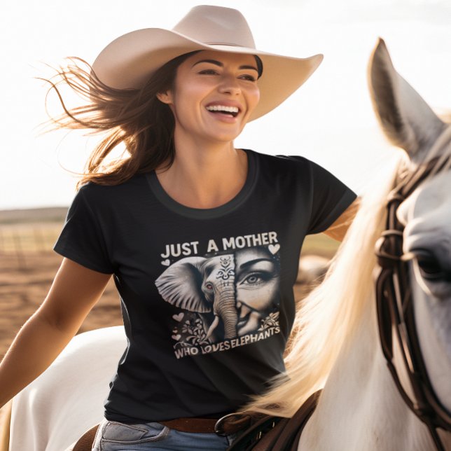 Elephant Embrace in Artistic Fusion T-Shirt (Creator Uploaded)