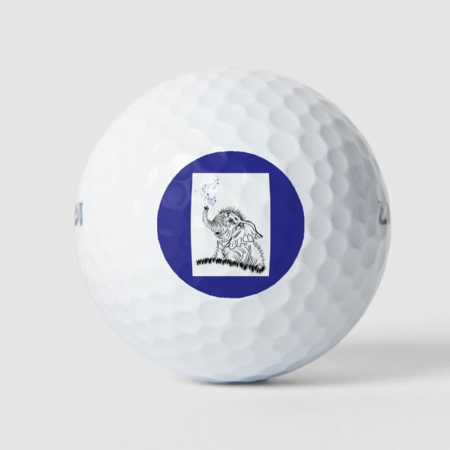 Elephant Energy Golf Balls (Front)