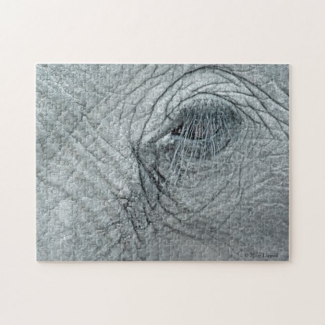Elephant Eye Jigsaw Puzzle (Horizontal)