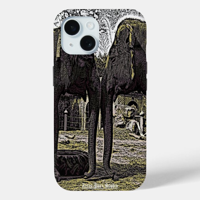 Elephant Eyes Case-Mate iPhone Case (Back)