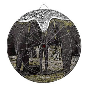 Elephant Eyes Dartboard