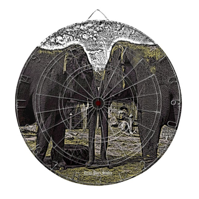 Elephant Eyes Dartboard (Front)