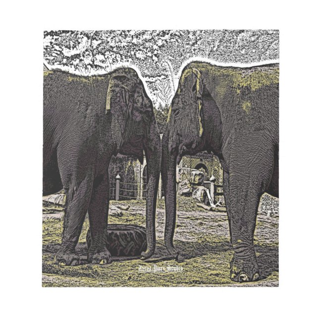 Elephant Eyes Notepad (Front)