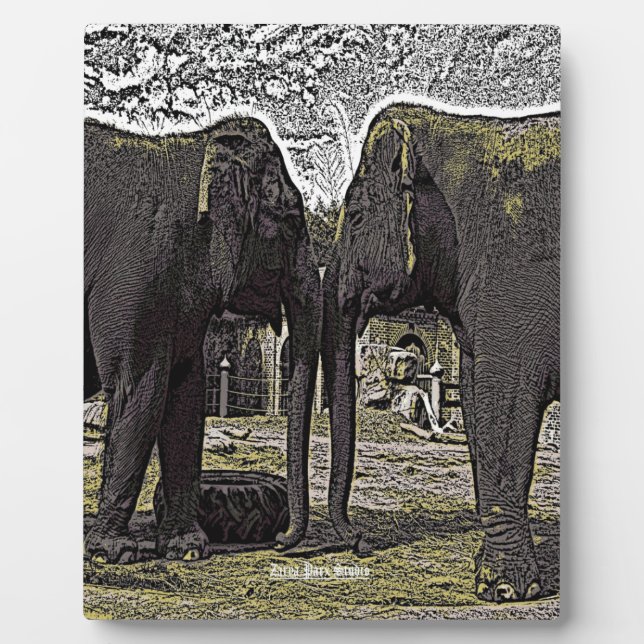 Elephant Eyes Plaque (Front)