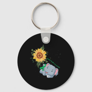 Elephant Faith Hope Fight Love Mental Health Aware Key Ring