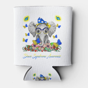 Elephant Faith Hope Love Down Syndrome Awareness Can Cooler