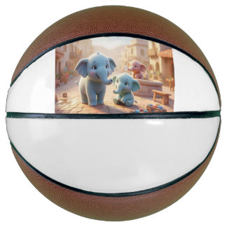 Elephant family basketball