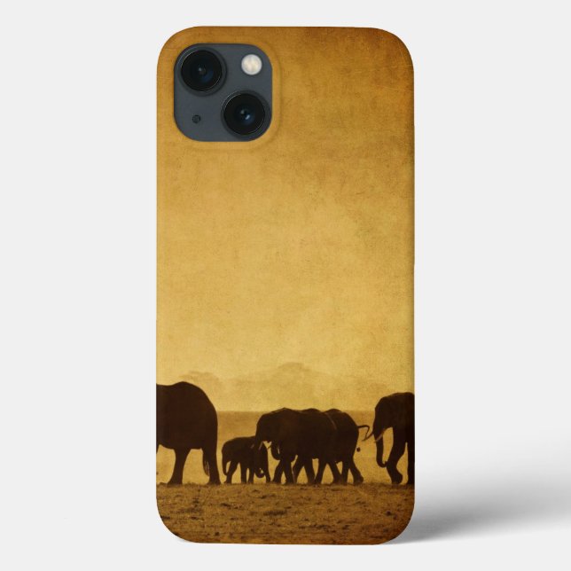 Elephant Family Case-Mate iPhone Case (Back)