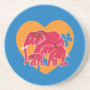Elephant Family Coaster