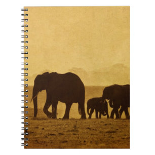 Elephant Family Notebook