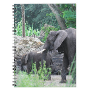 Elephant Family Notebook