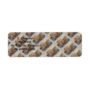 ELEPHANT FAMILY Return Address Label