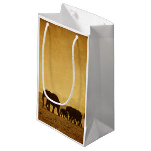 Elephant Family Small Gift Bag