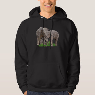 Elephant Family  Zookeeper Zoologist Wildlife Safa Hoodie